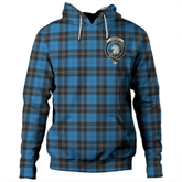 Clan Ramsay Blue Ancient Tartan Hoodie Crest NN2DJEIH-1 Ramsay Blue Ancient Tartan Hoodies